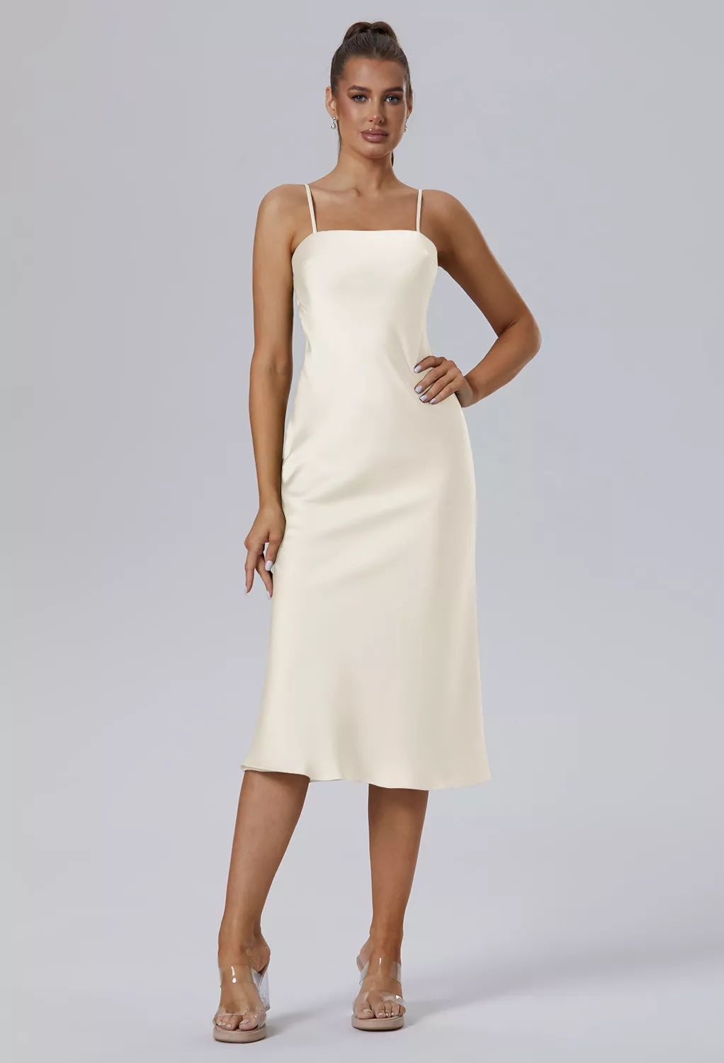 AW Gonamore Ivory  Cocktail Wedding Guest Dresses